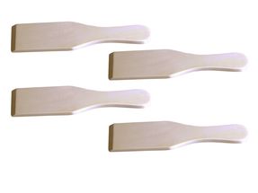 Spatole raclette legno CasaLupo - 4 pezzi