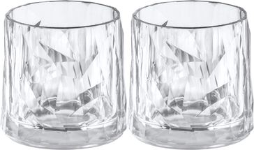 Koziol Whiskeygläser / Cocktailgläser / Wassergläser - unzerbrechlich - Superglas - 250 ml - 2 Stück
