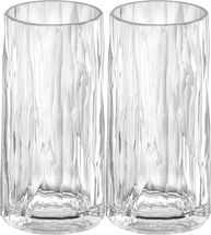 Koziol Longdrinkgläser / Cocktailgläser Super Glas - 300 ml - 2 Stück