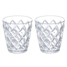 Vasos de Agua - Irrompibles - Koziol Crystal 250 ml - 2 Piezas