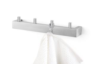 Zack Linea handdoekhaken op stang - mat rvs