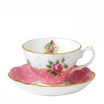 Royal Albert Cheeky Pink Theekop en schotel - vintage