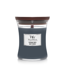 Bougie parfumée WoodWick Evening Onyx - Moyenne - 11 cm / ø 10 cm