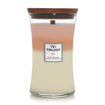 WoodWick Geurkaars Large Trilogy Island Getaway - 18 cm / ø 10 cm