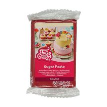 Pasta di zucchero FunCakes Ruby Red 250 grammi