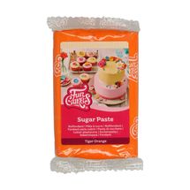 Pasta di zucchero FunCakes Tiger Orange 250 grammi