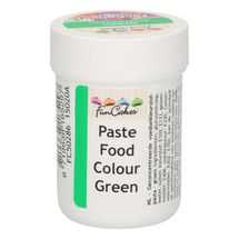 Colorant alimentaire pâte FunCakes - Green 30 grammes