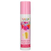 Spray Metálico FunCakes FunColours Dorado Claro 100 ml
