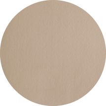 ASA Selection Placemat Leather Round Beige Ø 38 cm