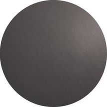 ASA Selection Placemat Leather Round Anthracite Ø 38 cm