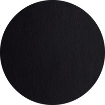 Set de table ASA Selection - Aspect cuir fin - Noir - ø 38 cm