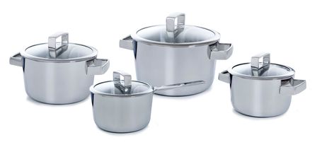 Bk pannenset Conical Deluxe 4-delig