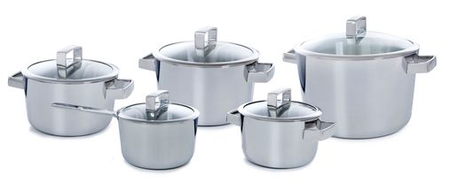 Bk pannenset Conical Deluxe 5-delig
