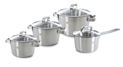 Bk pannenset Conical glas 4-delig