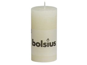 Bolsius stompkaars Rustiek ivoor 100/50 mm