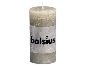 Bolsius stompkaars Rustiek kiezelgrijs 100/50 mm