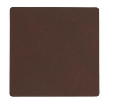 LIND DNA Onderzetter Nupo - Leer - Dark Brown - 10 x 10 cm