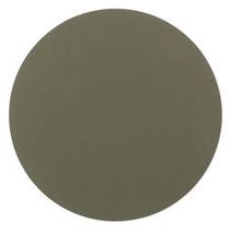 LIND DNA Onderzetter Nupo - Leer - Army Green - ø 10 cm
