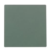LIND DNA Onderzetter Nupo - Leer - Pastel Green - 10 x 10 cm