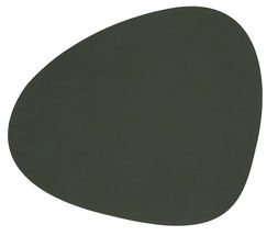 LIND DNA Placemat Nupo - Leer - Dark Green - 44 x 37 cm