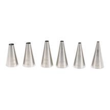 Patisse Nozzle Stainless Steel Round - Set of 6