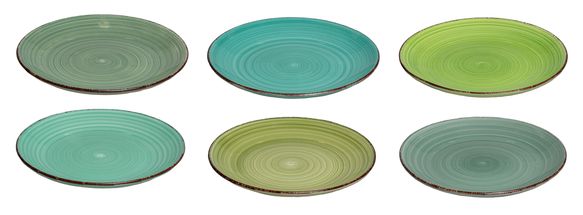 Studio Tavola Breakfast Plates Summer Green ⌀ 19 cm - Set of 6