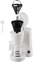Alessi Filter-koffiezetapparaat Plissé - 1.5 liter - Zwart - Michele De Lucchi - MDL14 B