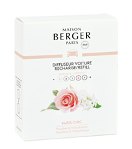 Recharge Maison Berger - pour parfum de voiture - Paris Chic - 2 pièces