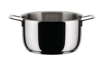 Alessi Kookpan Pots&amp;Pans - AJM101/20 - ø 20 cm / 3.2 Liter - door Jasper Morrison