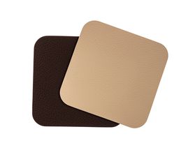 Jay Hill Coasters Leather Brown Sand 10 x 10 cm - Set of 6
