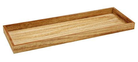 Sareva Tablett / Kerzenteller Holz 60 x 20 cm
