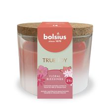 Bolsius Duftkerze True Joy Floral Blessings - 7 cm / ø 8.5 cm