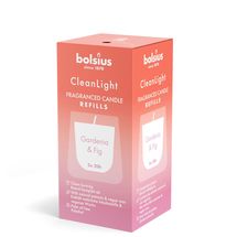 Recharge Bolsius - pour Clean Light - Gardénia &amp; Figuier - 2 Pièces