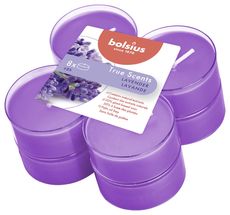 Bolsius Maxi-Teelichter True Scents Lavendel - 8 Stück