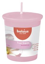 Bougie parfumée Bolsius / Recharge - pour porte-bougie - True Scents Magnolia - 5 cm / ø 4,5 cm