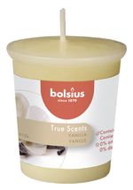 Bolsius Duftkerze / Nachfüllung - für Kerzenhalter - True Scents Vanille - 5 cm / ø 4.5 cm
