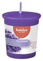 Bolsius Duftkerze / Nachfüllung - für Kerzenhalter - True Scents Lavendel - 5 cm / ø 4.5 cm