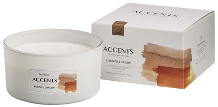 Bolsius geurkaars in glas Accents Multi Lont Lounge Luxury 83/145 mm