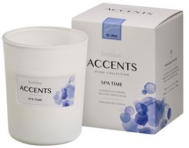 Bolsius geurkaars in glas Accents Spa Time 100/80 mm