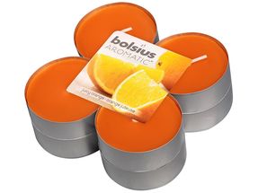 Bolsius maxi geurlichten Aromatic Juicy Orange - 8 stuks