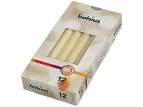 Bolsius Gotische kaarsen ivoor - 12 stuks
