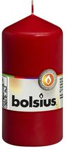 Bougie pilier Bolsius Cello rouge - 12 cm / Ø 6 cm