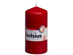 Bolsius stompkaars Cello wijnrood 120/60 mm