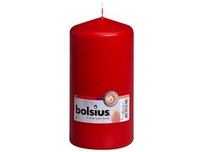 Bolsius stompkaars Cello rood 150/80 mm