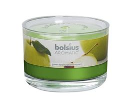 Bolsius geurglas Aromatic Green Apple 63/90 mm