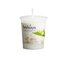 Bolsius Geurkaarsje Aromatic Lily of the Valley 53/45 mm