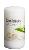 Bolsius stompkaars Aromatic Lily of the Valley 120/60 mm