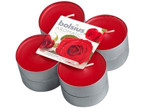 Bolsius maxi geurlichten Aromatic Velvet Rose - 8 stuks