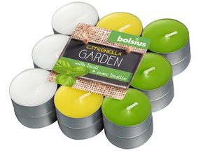 Bolsius geurlichten citronella & basilicum - 18 stuks