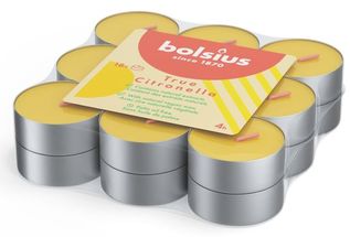 Bougies chauffe-plat True Citronnelle Bolsius - 18 pièces